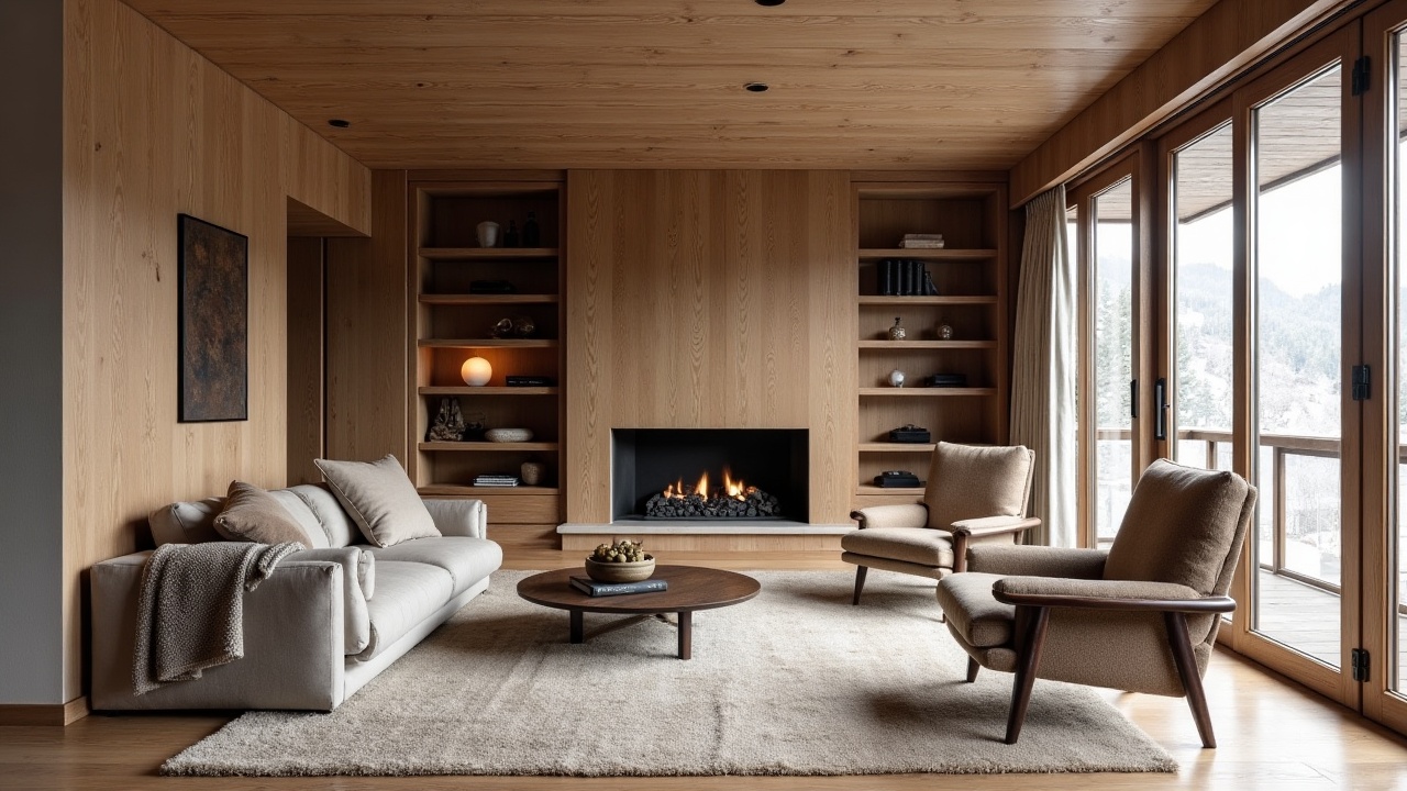 Détail finition huile dure sur chêne massif — rendu naturel mat pour mobilier de chalet
