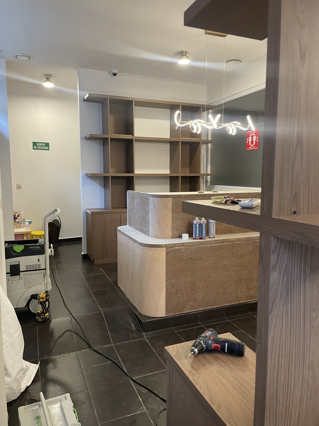 Banque d'accueil Bruxelles — en cours de construction 1