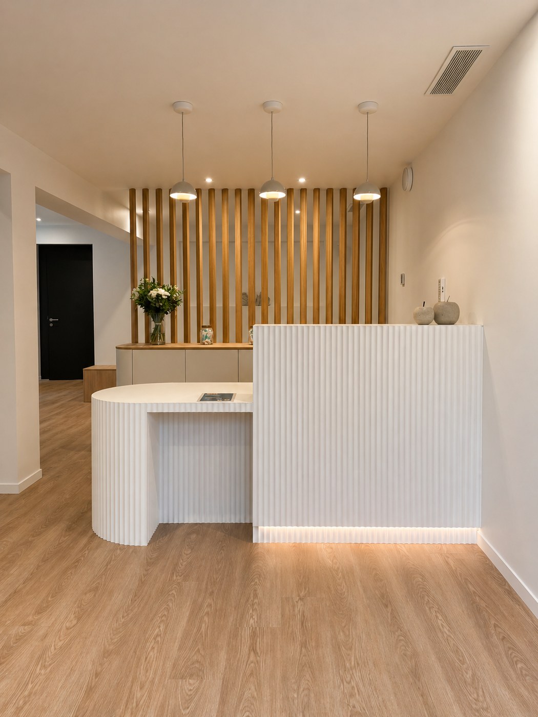 Banque d'accueil cabinet dentaire — Chereng