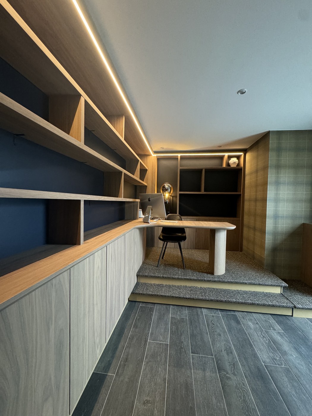 Lit estrade deux places — vue sans matelas