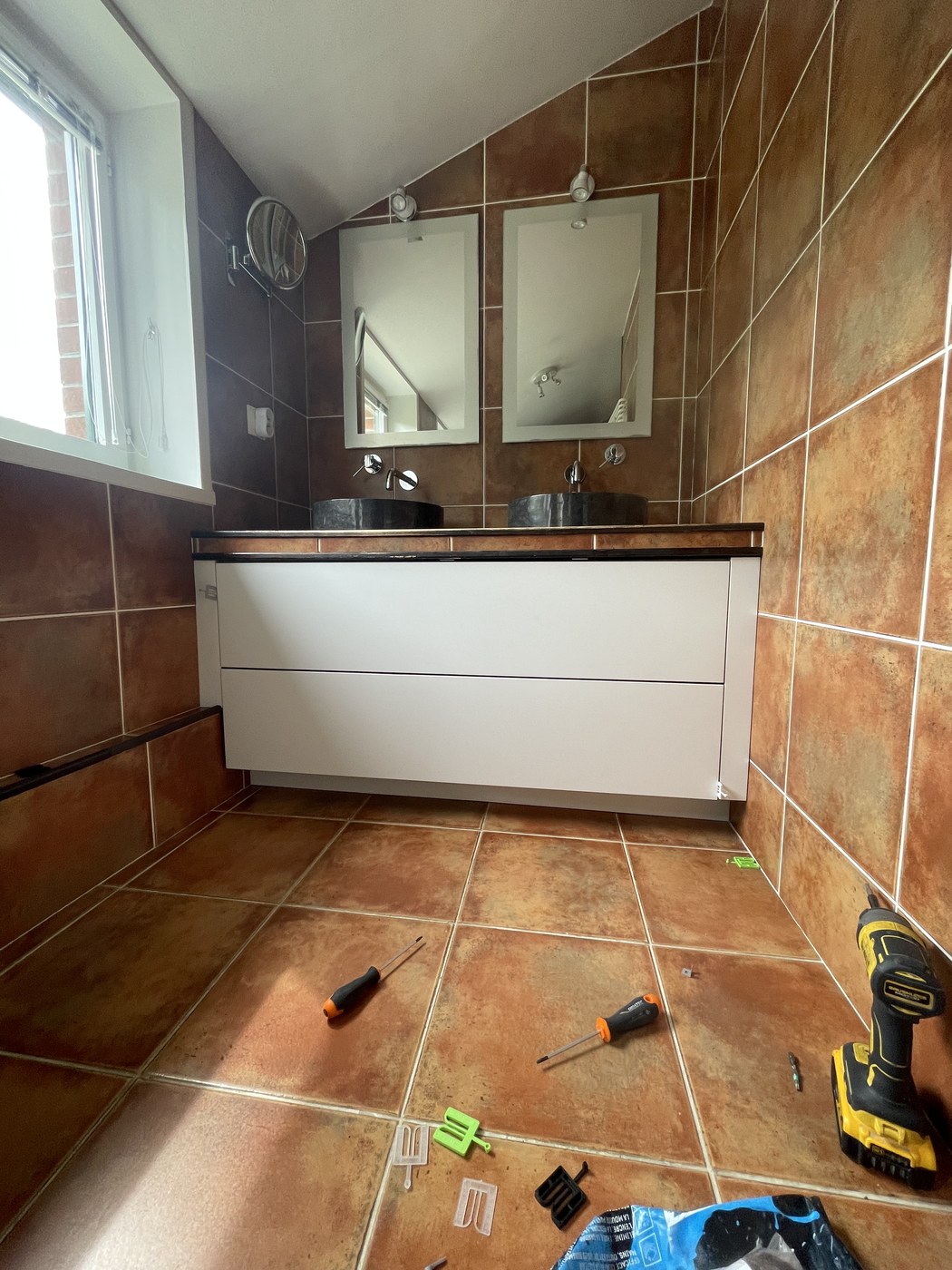 Meuble double vasque sur mesure